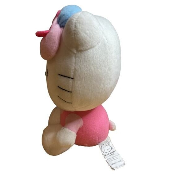 Hello Kitty 8" Plush Toy With Pink Outfit & Bow - Picture 5 of 6